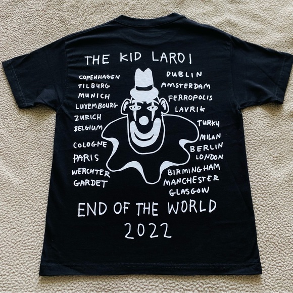 The Kid Laroi End Of World Tour 2022 Tee Concert Merch Size Medium - Picture 2 of 5